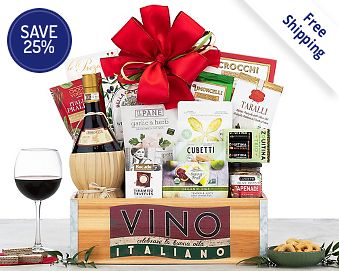 Romanelli Chianti Vino Italiano Wine Basket Free Shipping 25% Save Original Price is $85.00